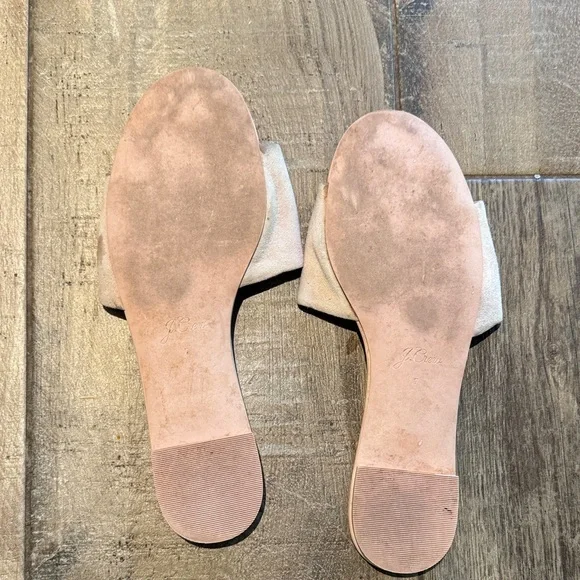 J. Crew Blush Pink Slide Sandals - Picture 3 of 3